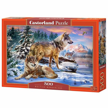 CASTORLAND Wolfish Wonderland Jigsaw Puzzle - 500 Piece B-53049